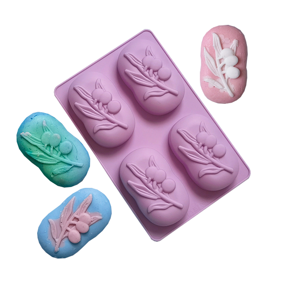 Soap Making Gifts - Molde de sabão de silicone oval,