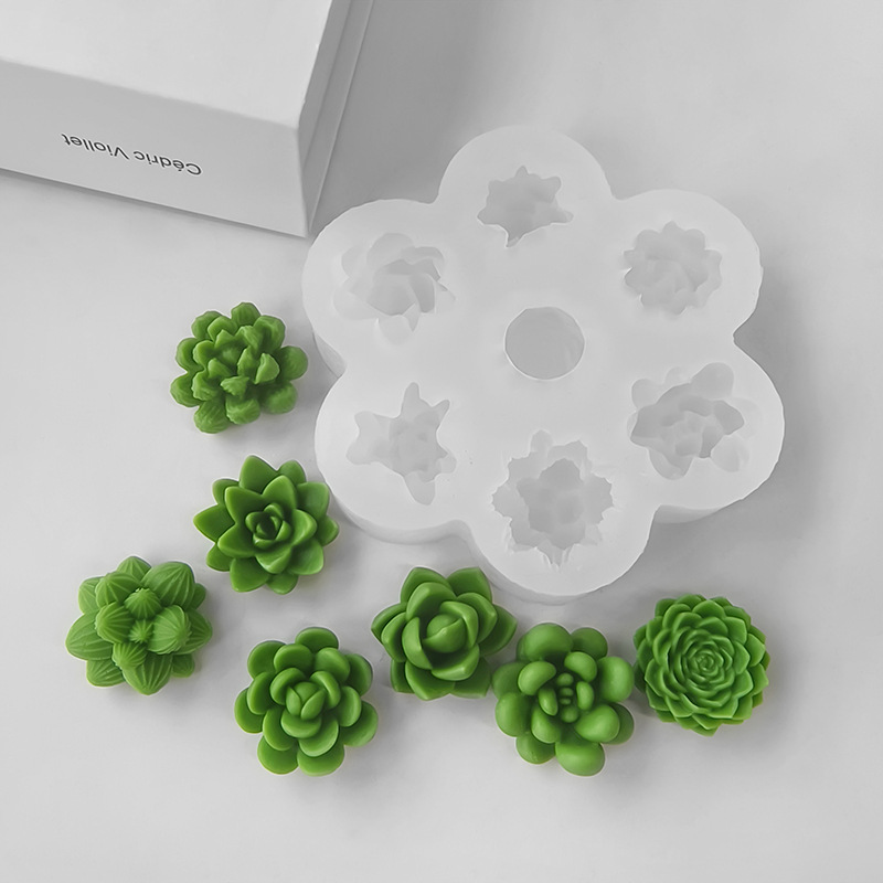 Soap Making Fragrance - Molde de Silicone 7 em 1