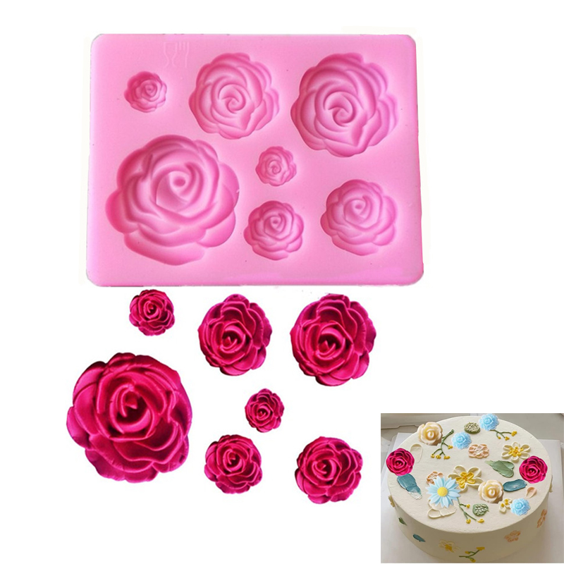 Soap Making Fragrance - Pétala de rosa flores folha molde