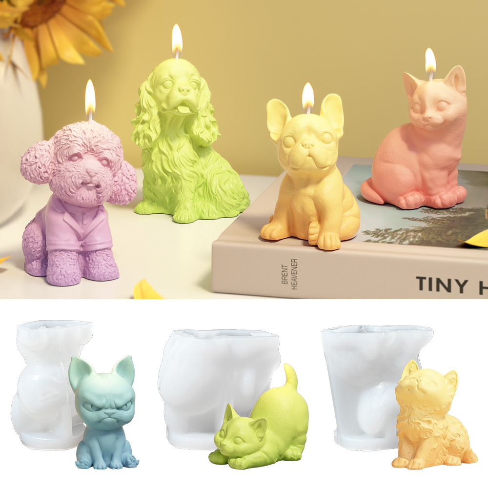 Soap Making Gifts - Molde de silicone para cachorro labrador
