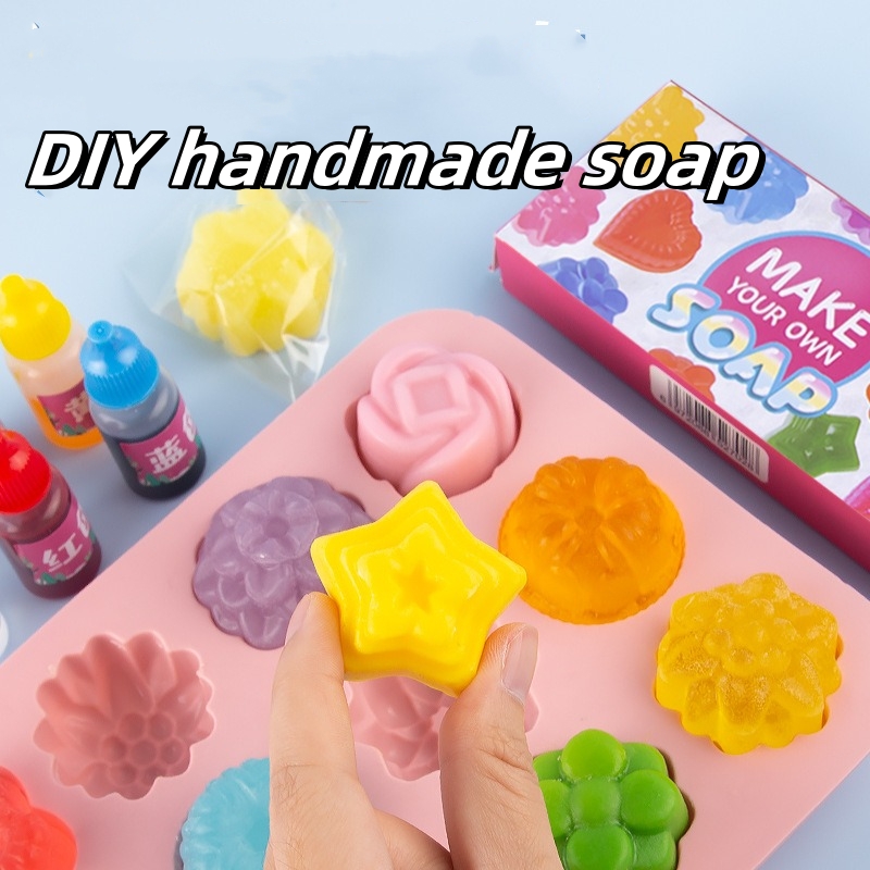 Soap Making Gifts - DIY Handmade Crystal Soap Making Kit,