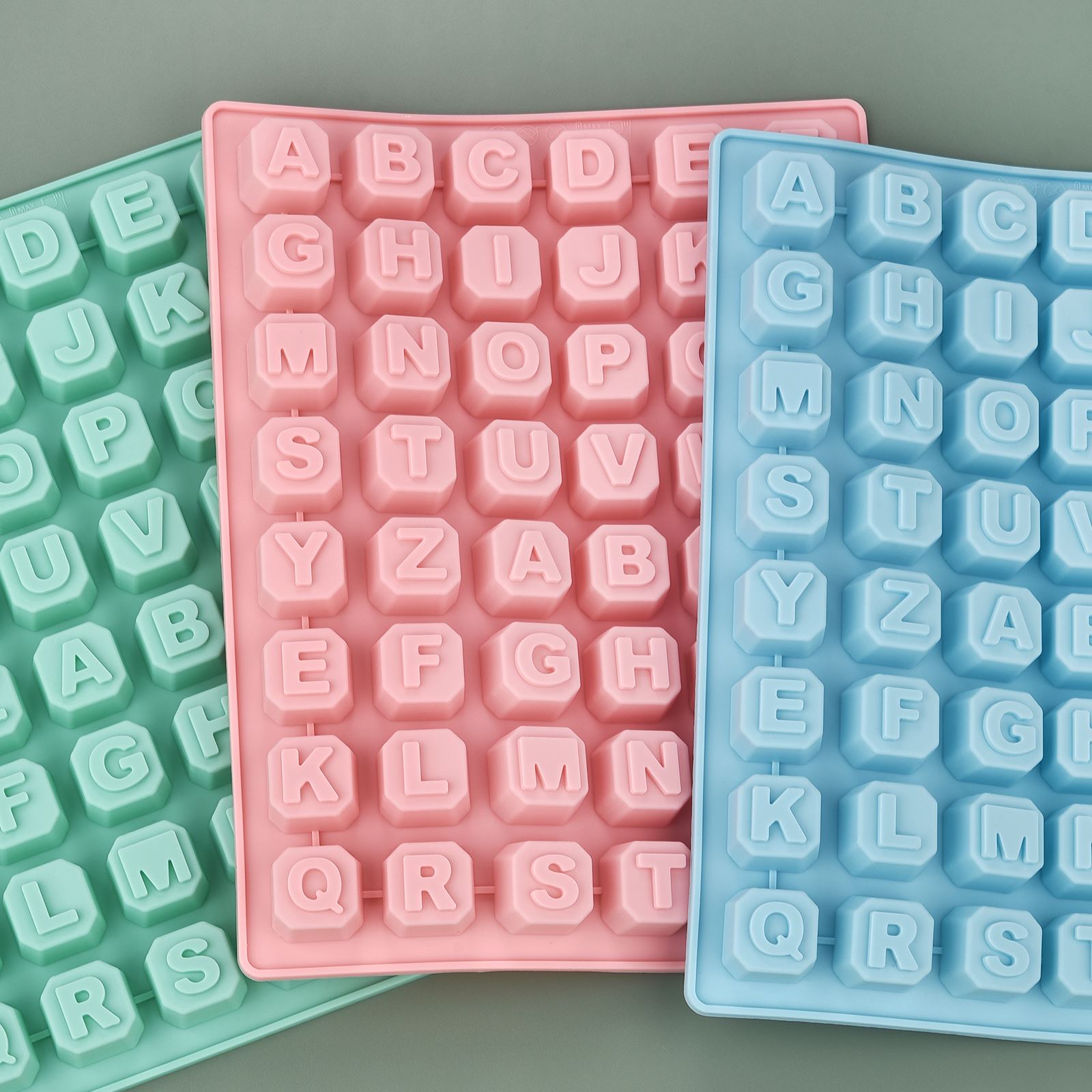Soap Mold Silicone Loaf - Molde de silicone com 48 letras