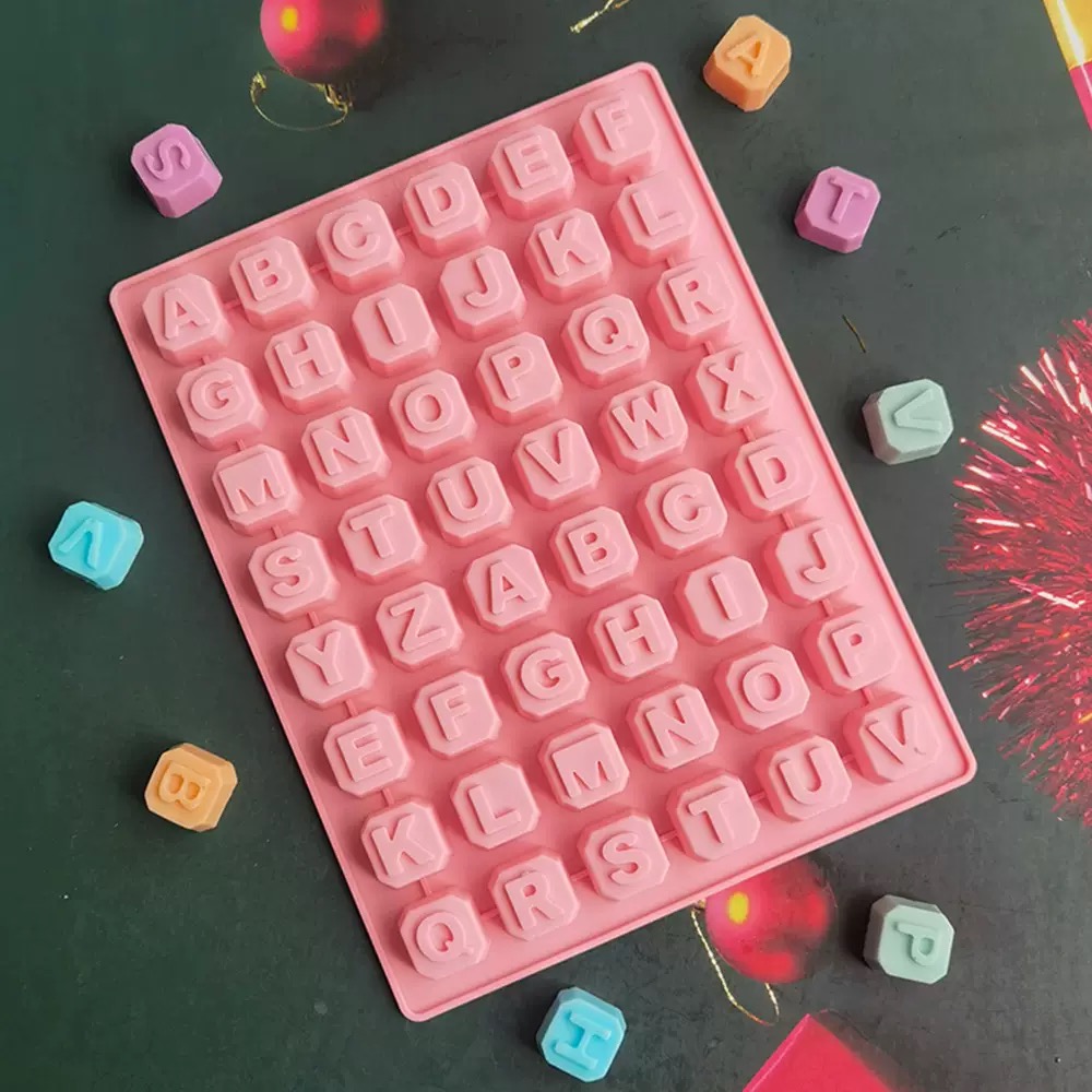 Soap Mold Silicone Loaf - Molde de silicone com 48 letras