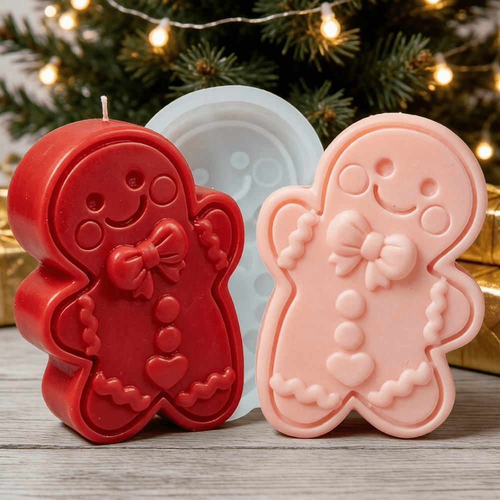 Soap Making Gifts - Molde de Silicone de Boneco de
