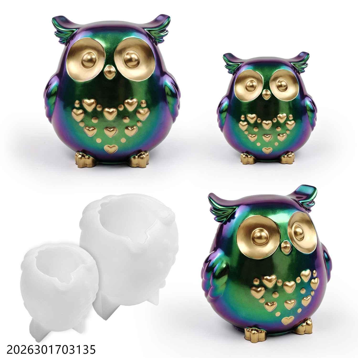 Soap Making Gifts - Molde de Silicone Coruja 3D em