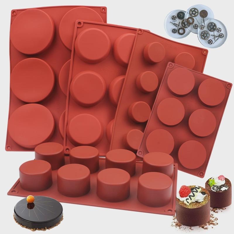 Soap Making Easy - Molde de Silicone Redondo para Sabonete