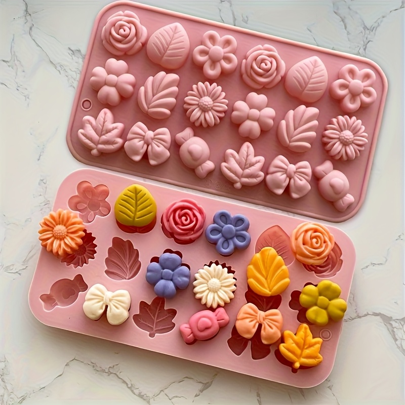 Soap Making Fragrance - Moldes de velas de silicone, 18