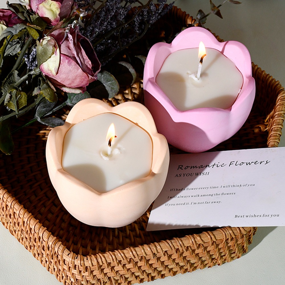Suporte de vela de tulipa, mol - Soap Making Gifts avaliação e preço
