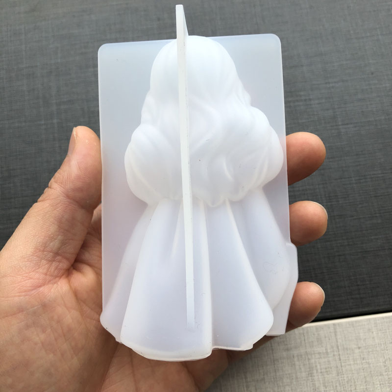 3d bonito princesa silicone ve - Soap Mold Silicone Loaf avaliação e preço