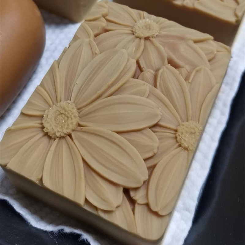 Mais novo!! 3d elegante girass - Soap Mold Silicone Loaf avaliação e preço