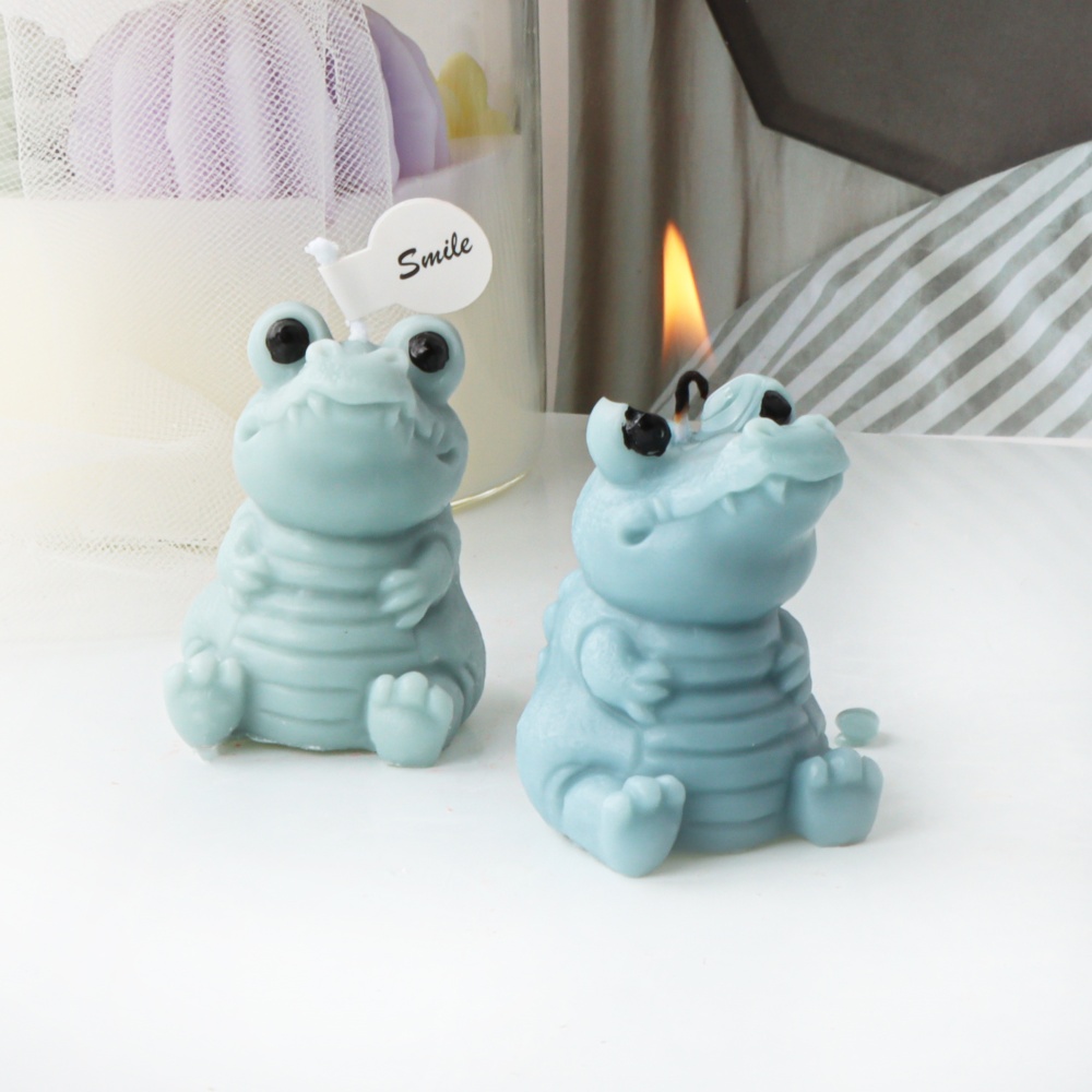 3d bonito crocodilo vela molde - Soap Making Gifts avaliação e preço