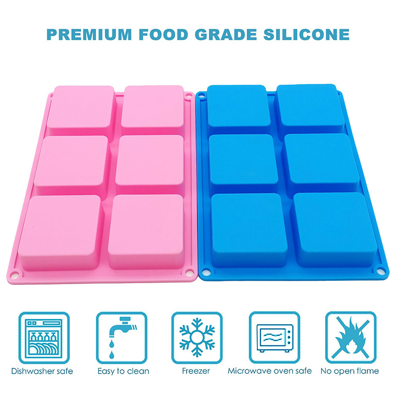 Moldes para sabão quadrado com - Soap Mold Silicone Loaf avaliação e preço