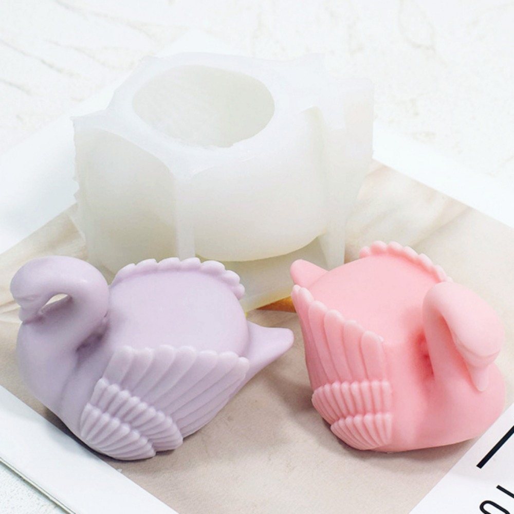 Molde de vela de silicone cisn - Soap Making Gifts avaliação e preço