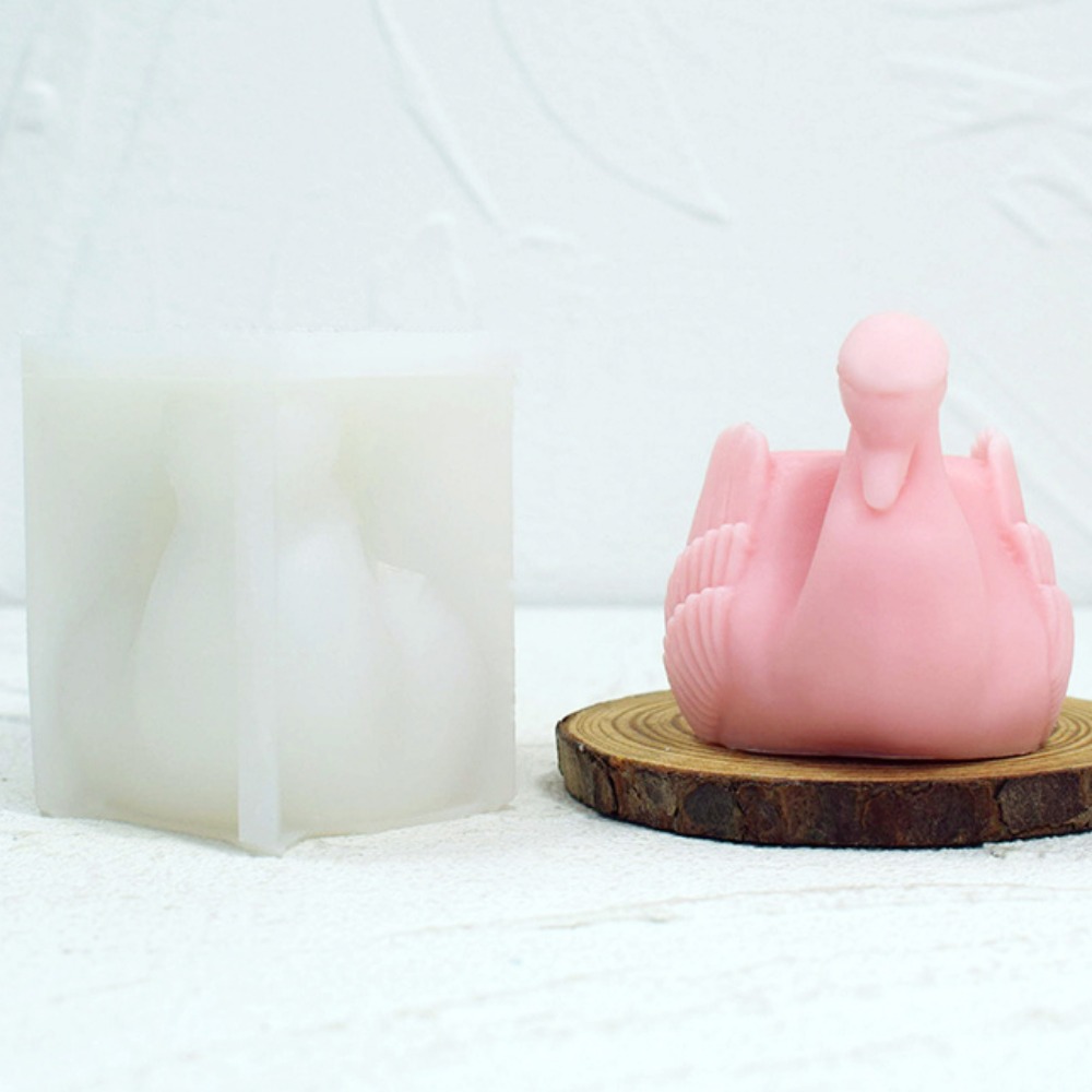 Molde de vela de silicone cisn - Soap Making Gifts avaliação e preço