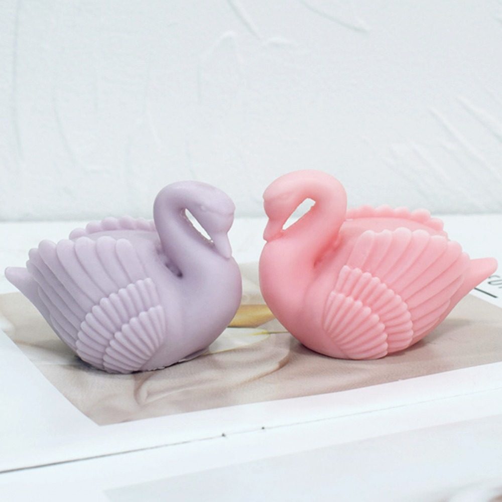 Molde de vela de silicone cisn - Soap Making Gifts avaliação e preço