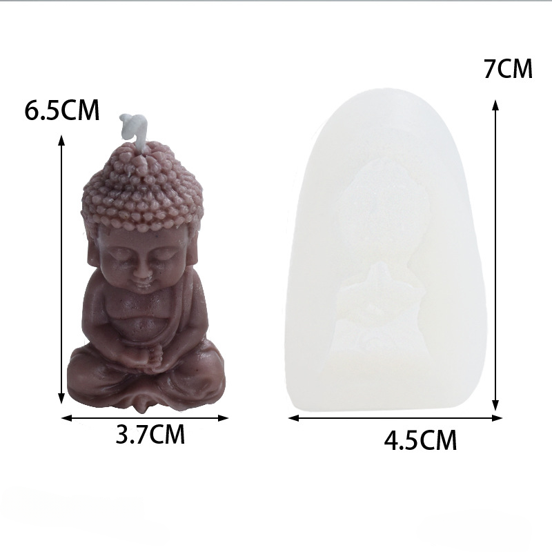 3D Maitreya Silicone Vela Mold - Soap Making Fragrance avaliação e preço