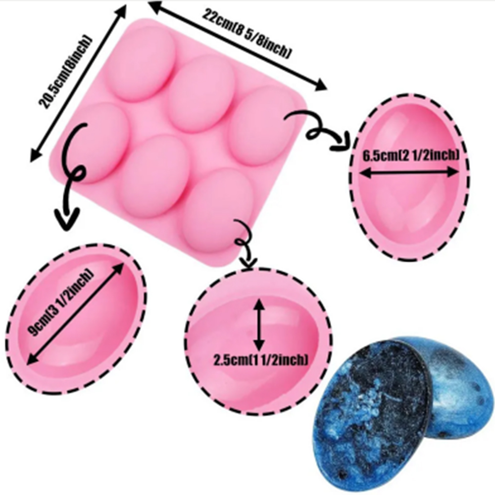 Molde de sabão de silicone ova - Soap Making Easy avaliação e preço