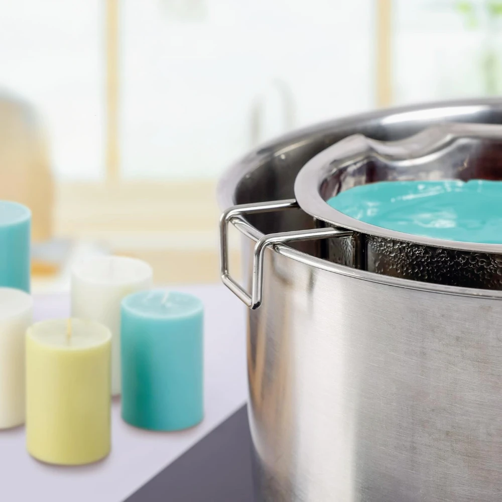 Pote de derretimento de cera d - Soap Making With Soap Base avaliação e preço