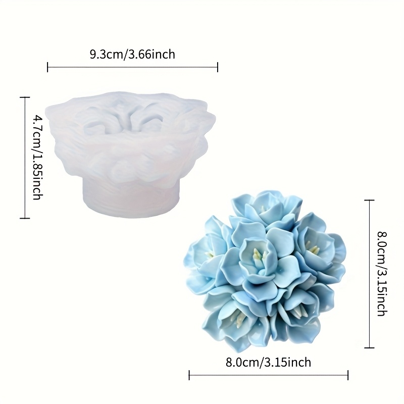 1 molde de silicone para velas - Soap Making Bar avaliação e preço