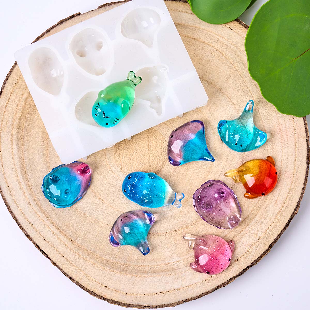 Molde de Silicone 3D de Raia M - Soap Making Gifts avaliação e preço