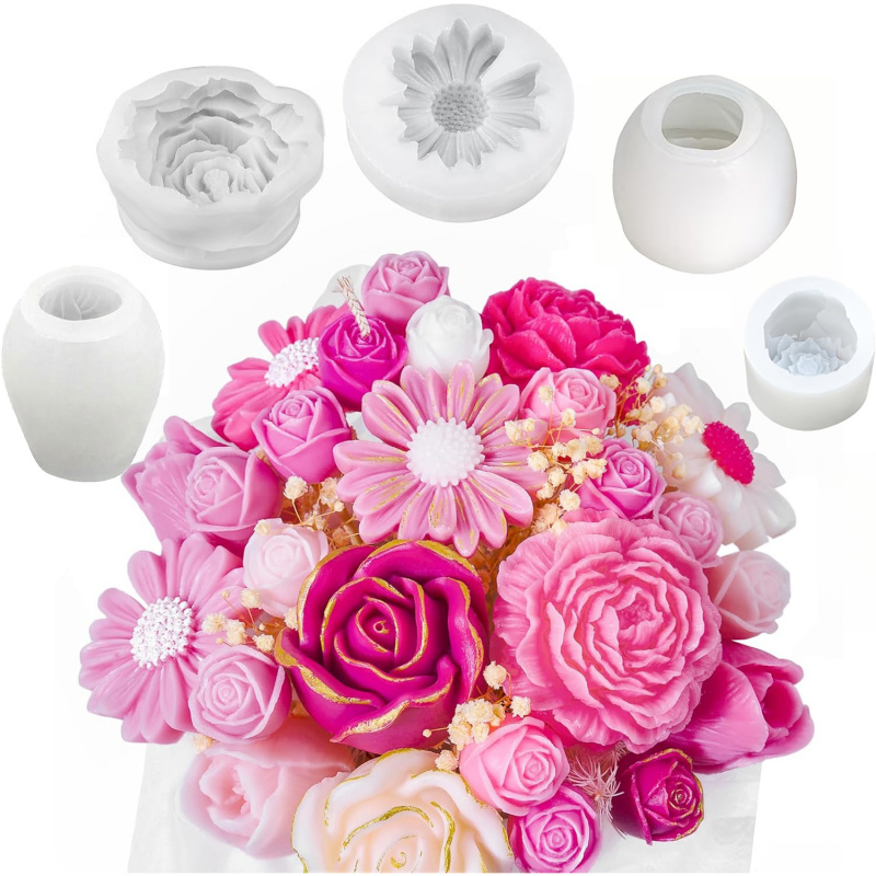 Conjunto de moldes de silicone - Soap Making Fragrance avaliação e preço