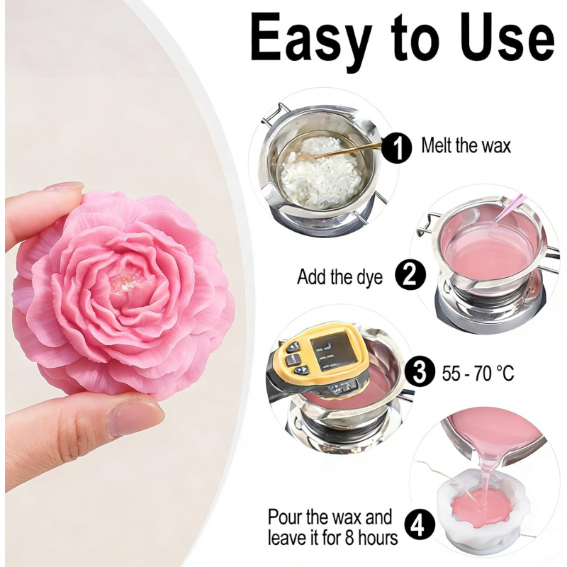 Conjunto de moldes de silicone - Soap Making Fragrance avaliação e preço