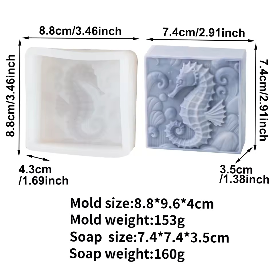 Molde de Silicone 3D de Cavalo - Soap Making Gifts avaliação e preço