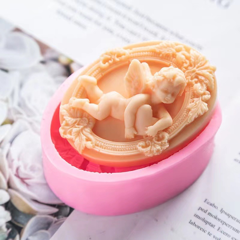 3D Anjo Crianças Em Forma De S - Soap Making Gifts avaliação e preço