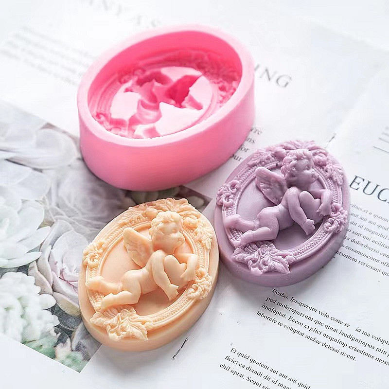 3D Anjo Crianças Em Forma De S - Soap Making Gifts avaliação e preço