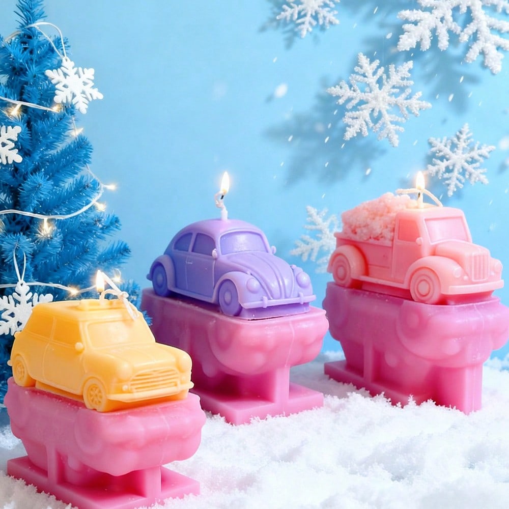 Molde de Silicone para Velas e - Soap Making Gifts avaliação e preço