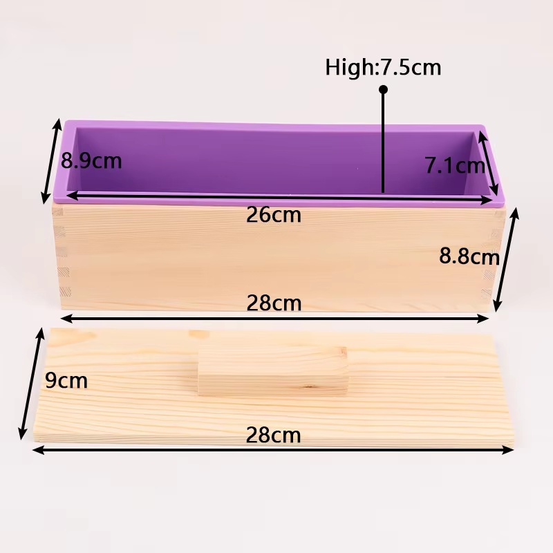 Molde de Silicone Retangular 1 - Soap Mold Silicone Loaf avaliação e preço